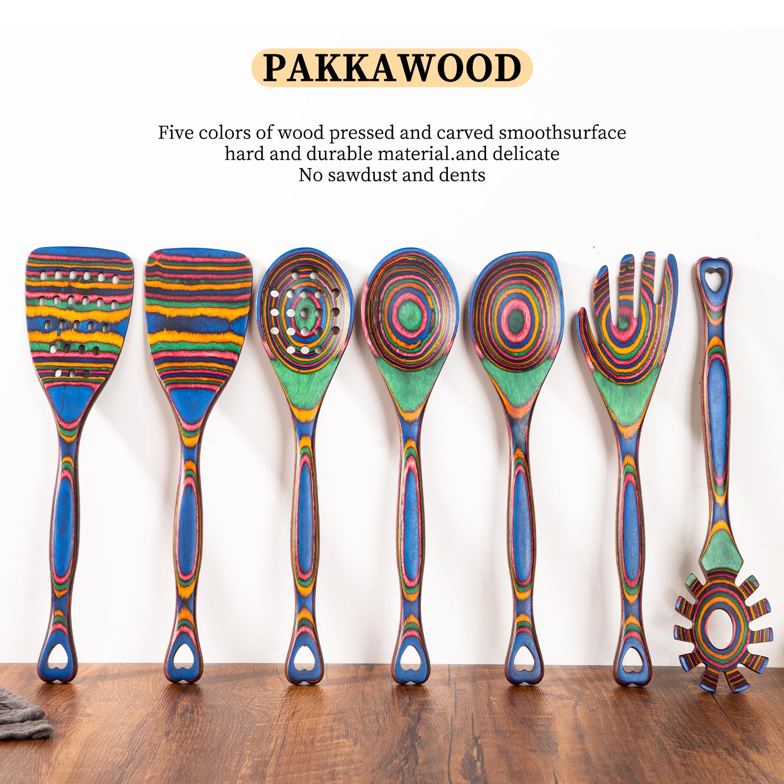 Gudamaye pakkawood-serving-spoon elegantly presented for serving stews and salads.