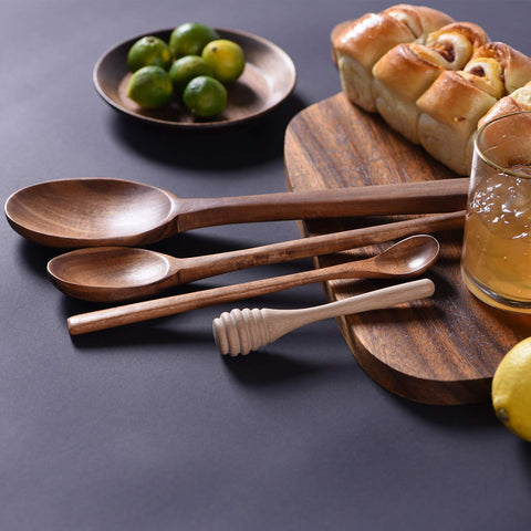 Gudamaye long-handle spurtle for deep pots and even stirring