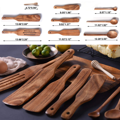 Gudamaye medium spurtle for bowls and jars use