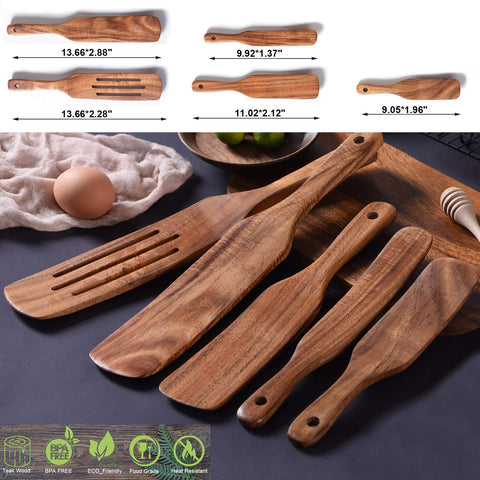 Gudamaye spurtle regular, ideal for everyday stirring and mixing.