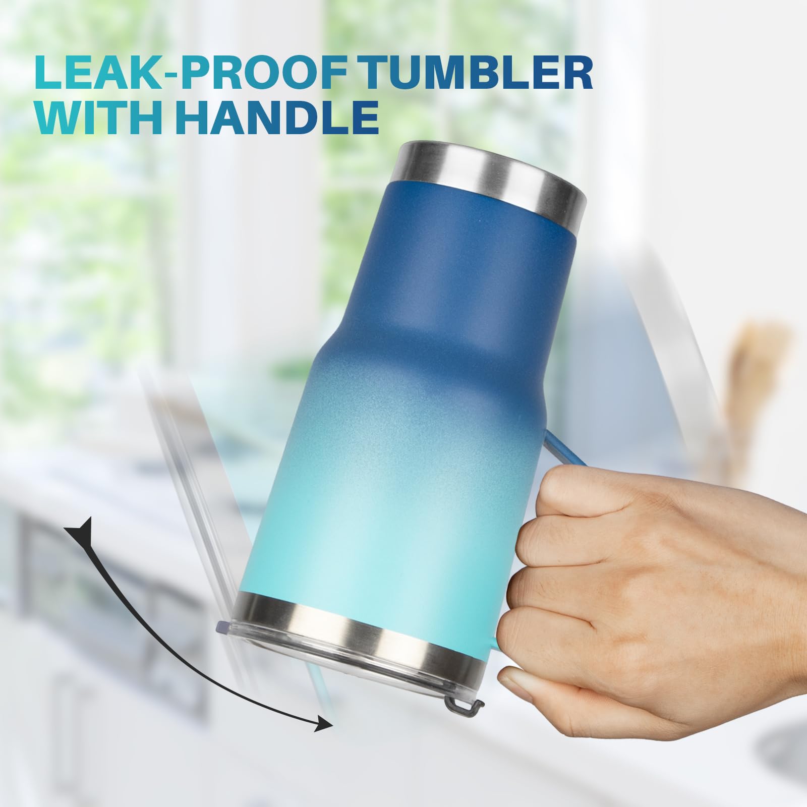 GUDEMAO stainless steel interior supports clean, smooth sips.