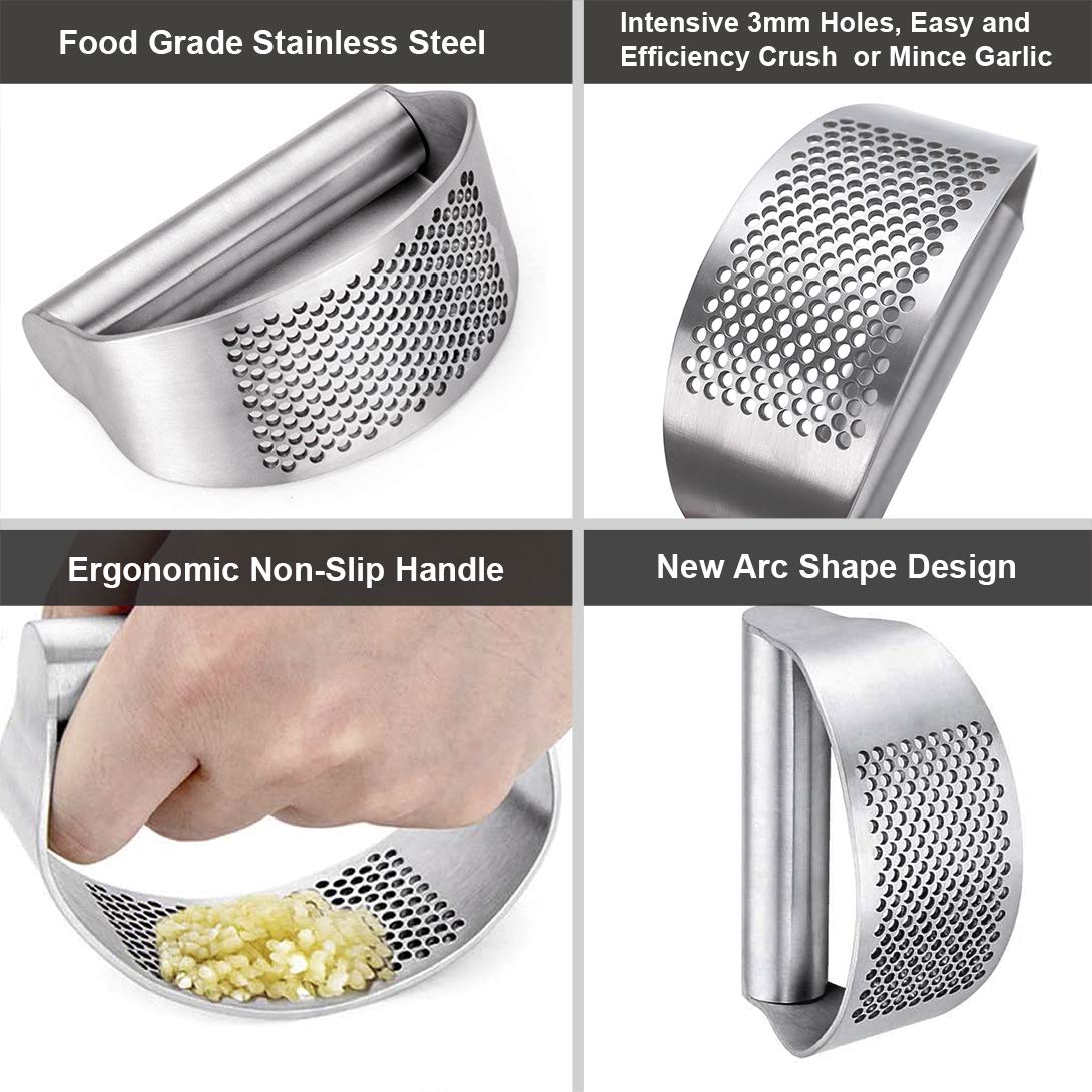 GuDoQi garlic peeler tube-coloured peels cloves quickly and cleanly.
