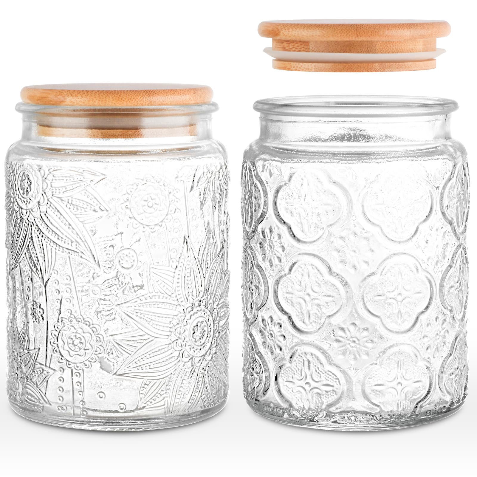 GUEQUITLEX glass jar for DIY projects and crafts.