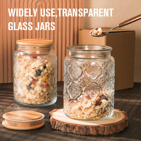 GUEQUITLEX regular-mouth jar opening allows easy scooping.