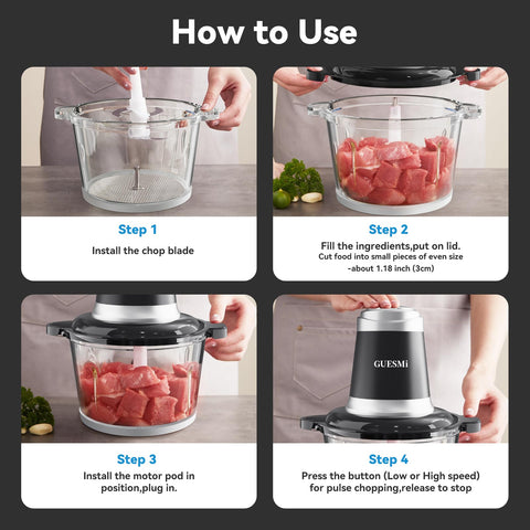 GUESMi compact design fits small kitchens for versatile prep