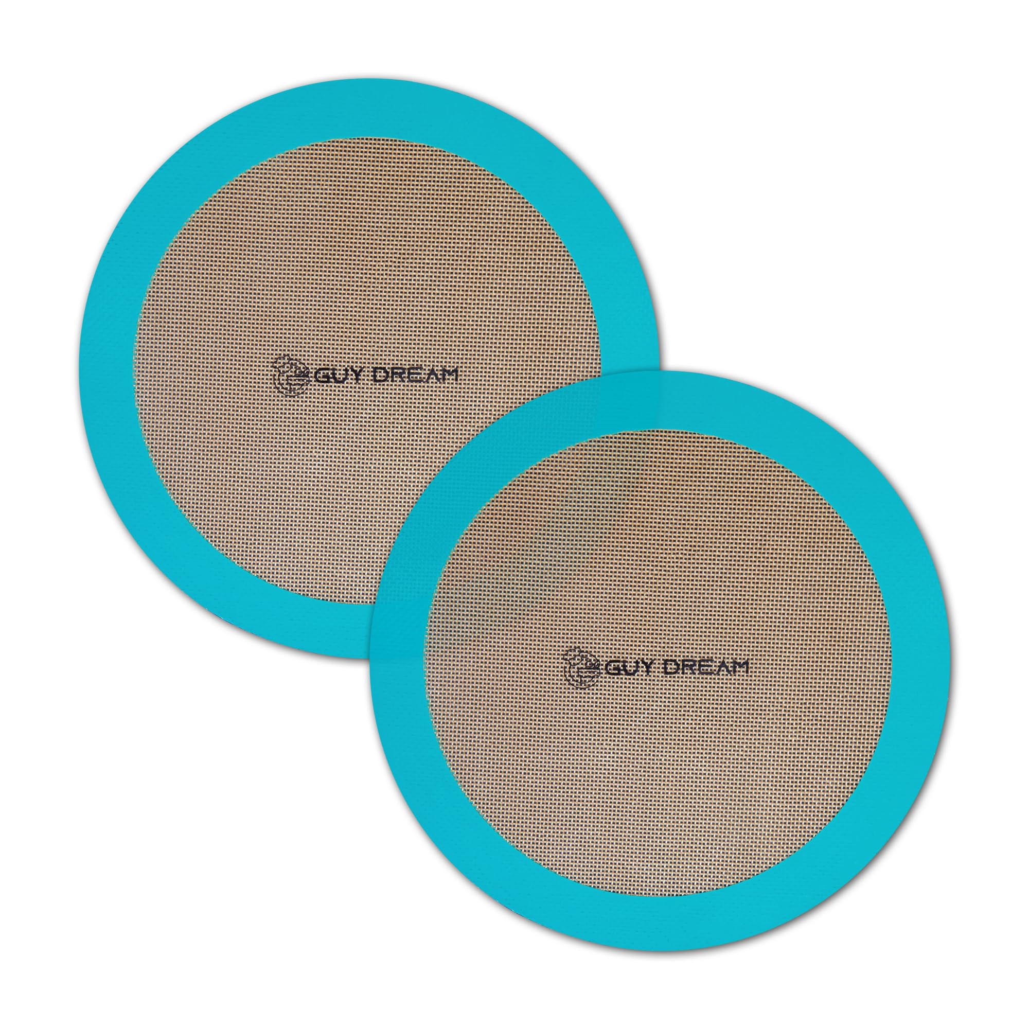 GuidRemat 10-inch round silicone baking mat with non-stick surface