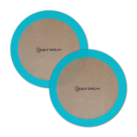 GuidRemat 10-inch round silicone baking mat with non-stick surface