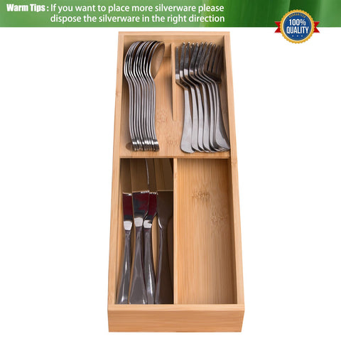 guiogc bamboo organizer requires hand cleaning; avoid dishwasher