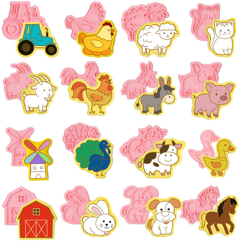 Guiqulai farm cutters pig shape for kid-friendly cookies and biscuits.