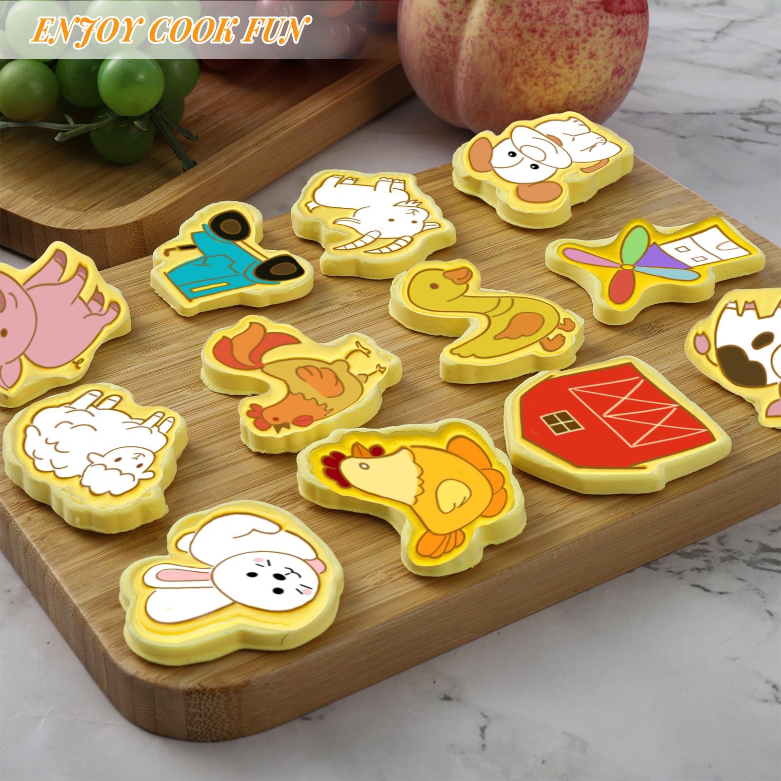 Guiqulai sheep cutter yields fluffy textured biscuits for fun snacks.