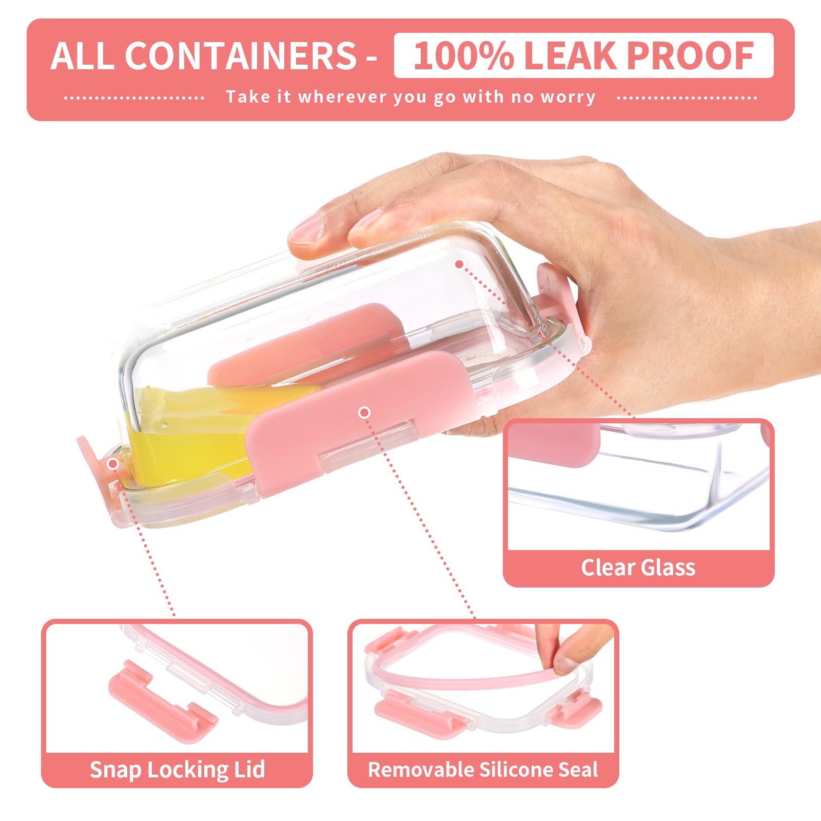 GULFLIN airtight locking lids with four tabs ready for transport.