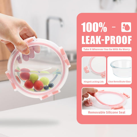 GULFLIN airtight locking lids keep food fresh and easy to seal.