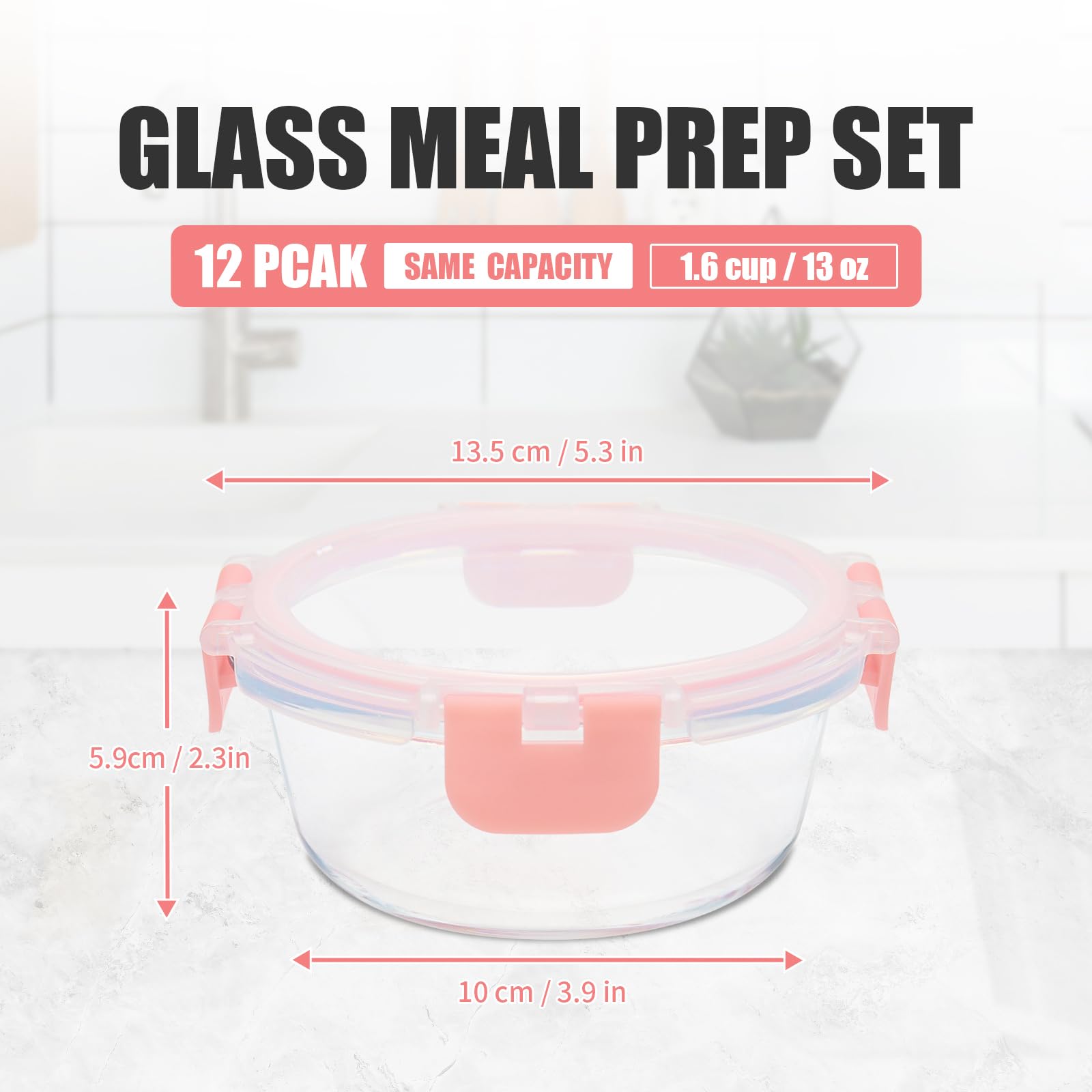 GULFLIN borosilicate glass stores leftovers from freezer to oven.