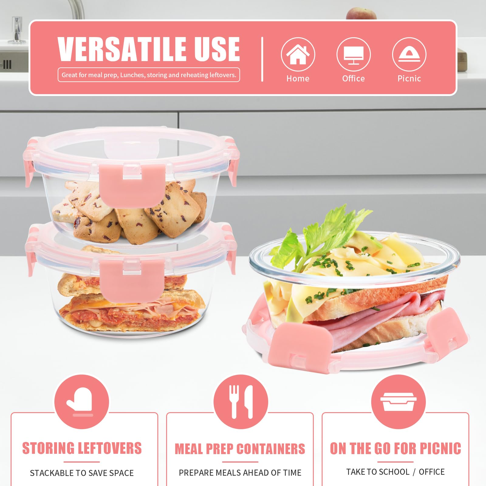 GULFLIN stackable design keeps cabinets organized and accessible.