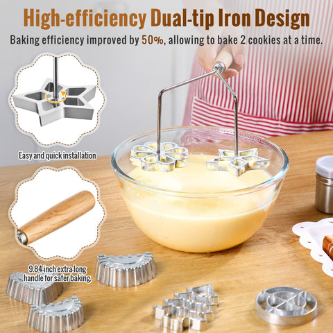 Gulfmew rosette heart mold adds charming desserts
