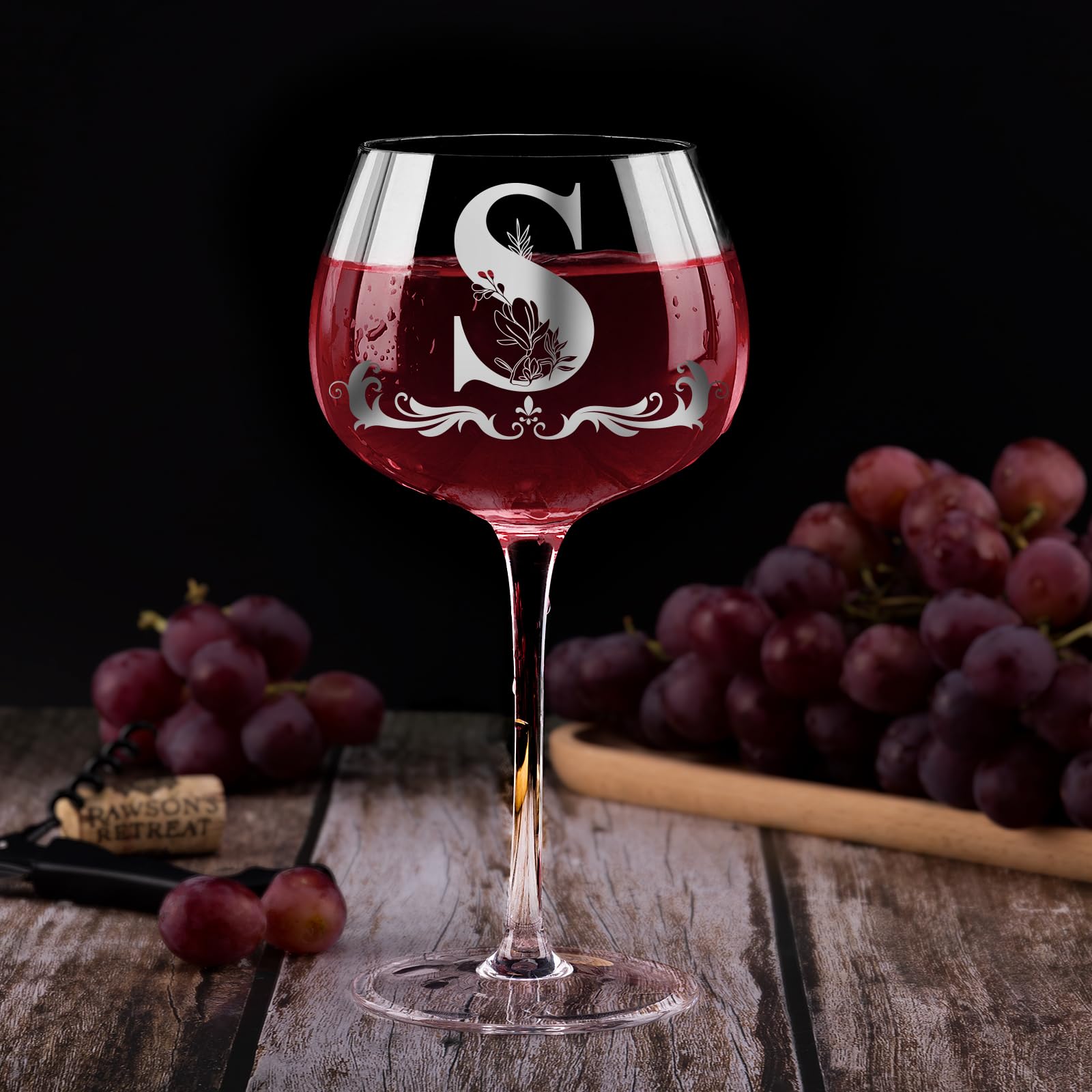 Gumry monogram glass designed for daily use and lasting durability.
