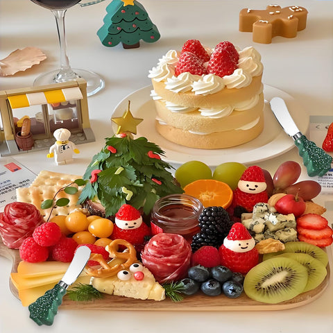 Guojanfon holiday themed handle design enhances table decor during celebrations.