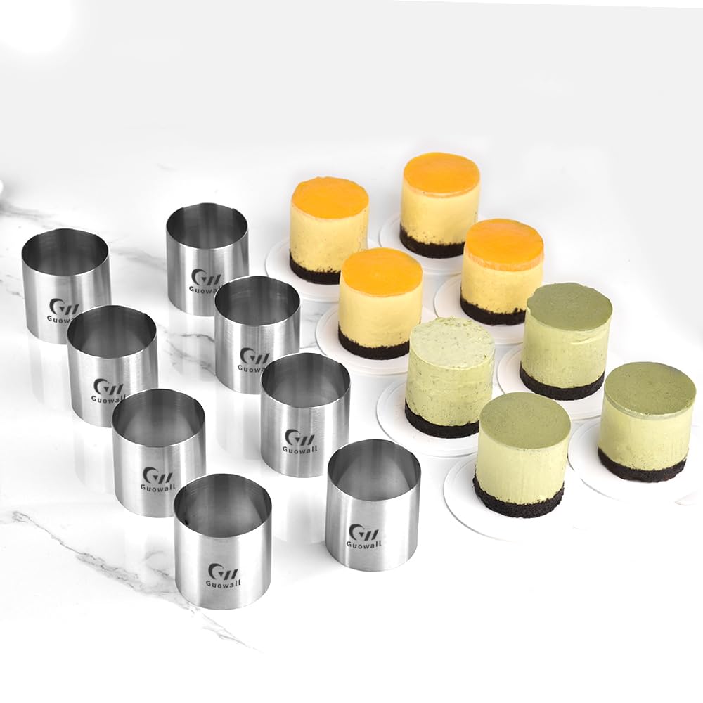 Guowall mousse ring mold for delicate layered desserts