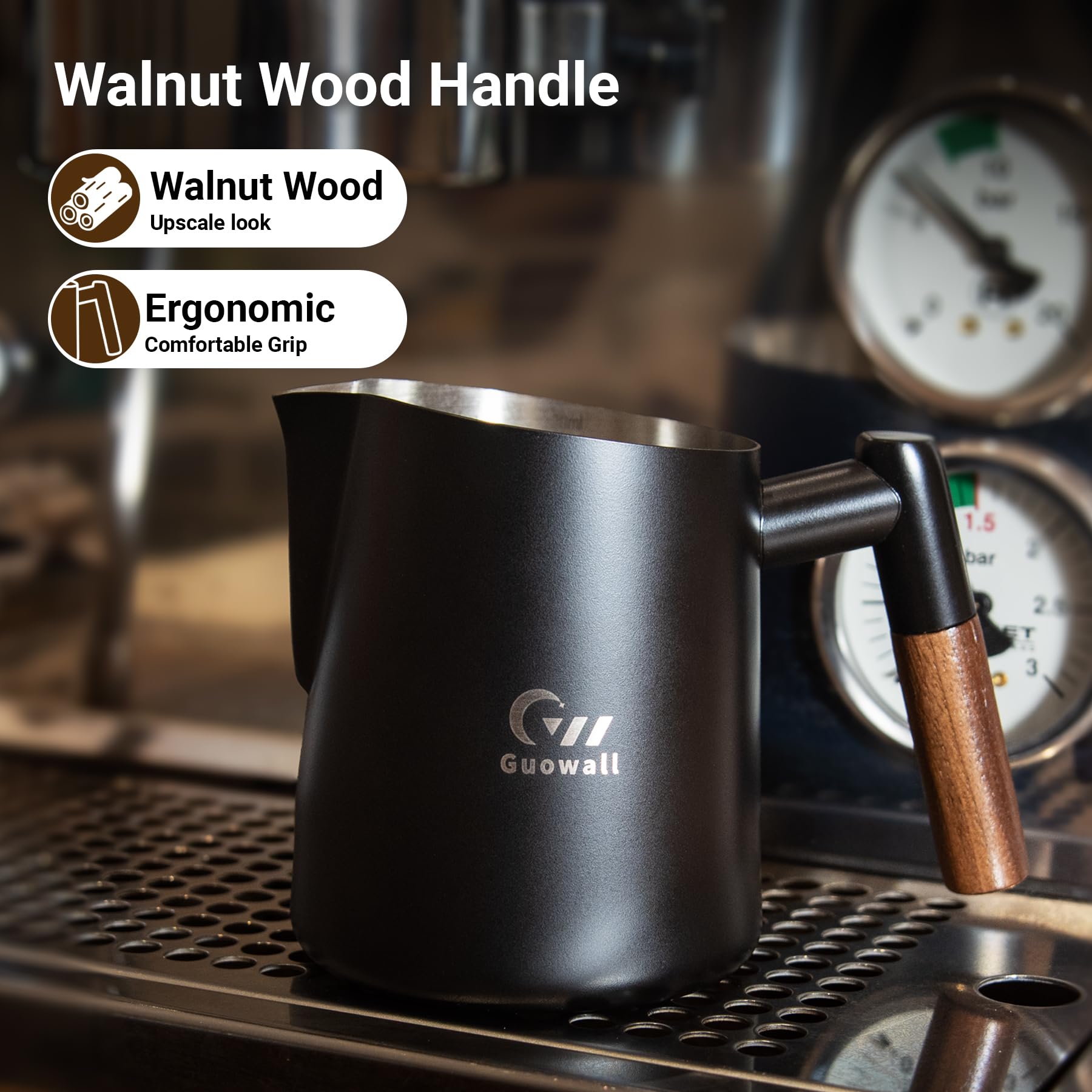 Guowall stainless steel milk pitcher for durable use