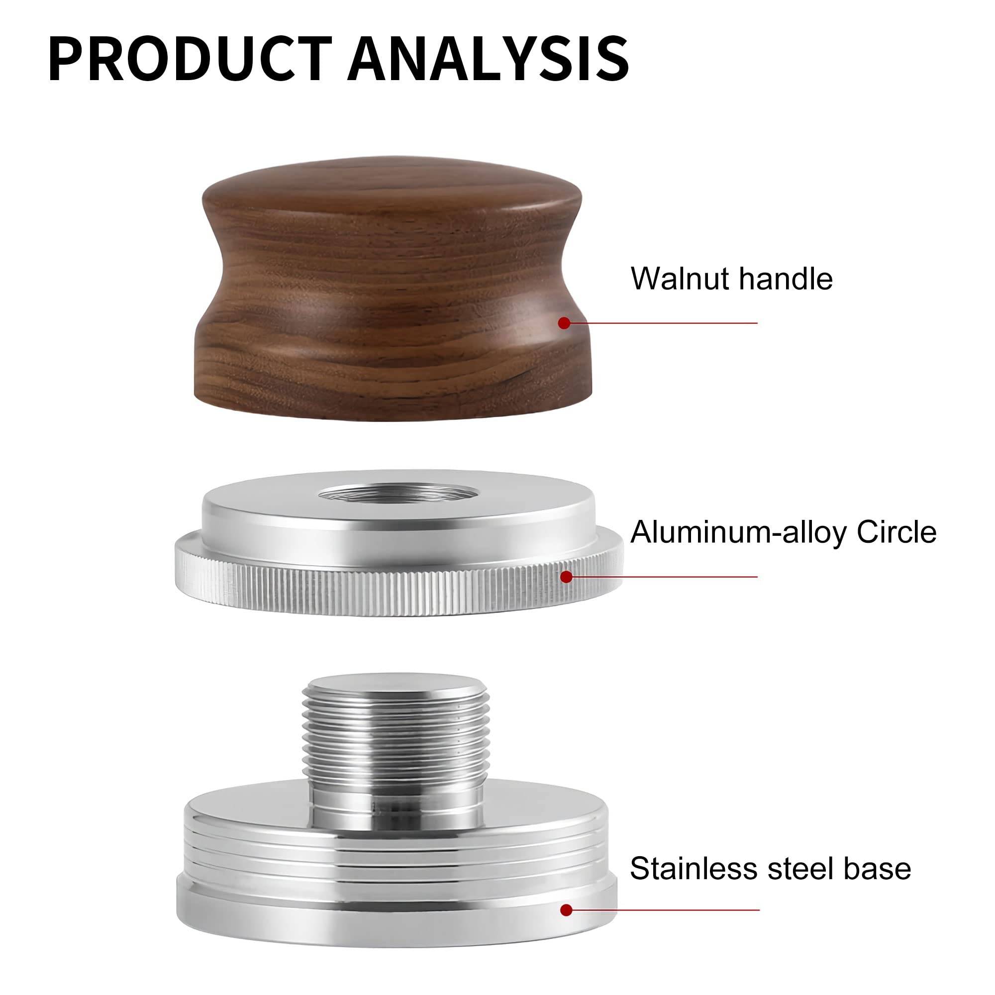 Low-profile design aids straight-arm tamping and control