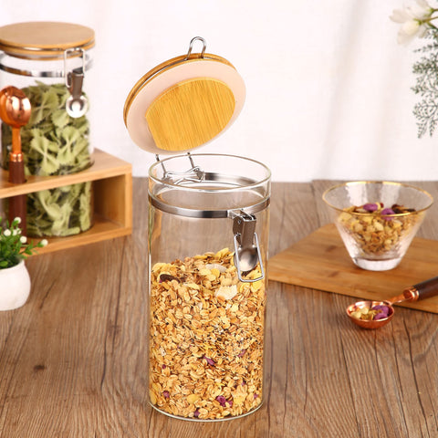 GURUDAR pantry-ready glass jars for everyday storage