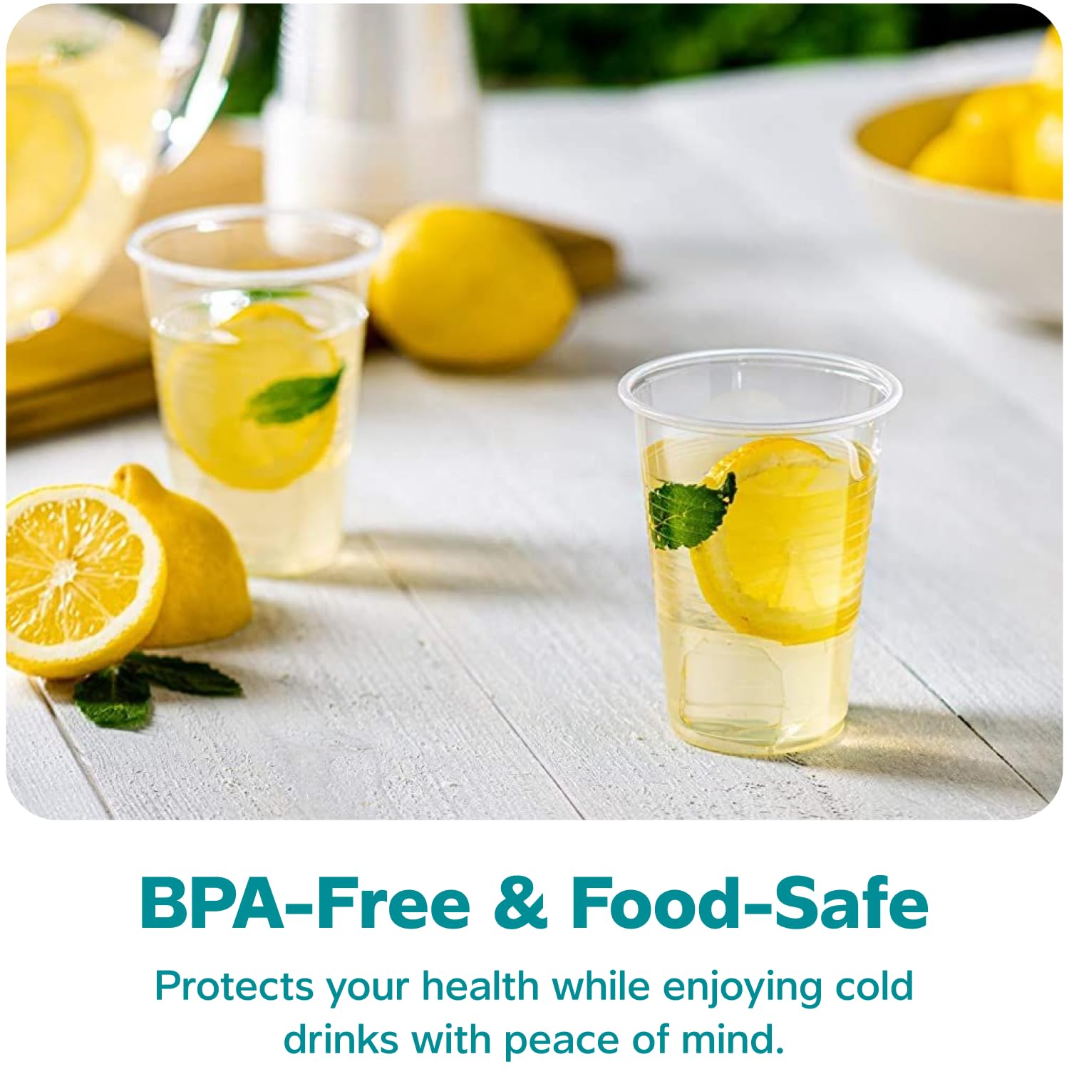 GUSTO BPA-free 9 oz cups offer safe, odorless serving for snacks