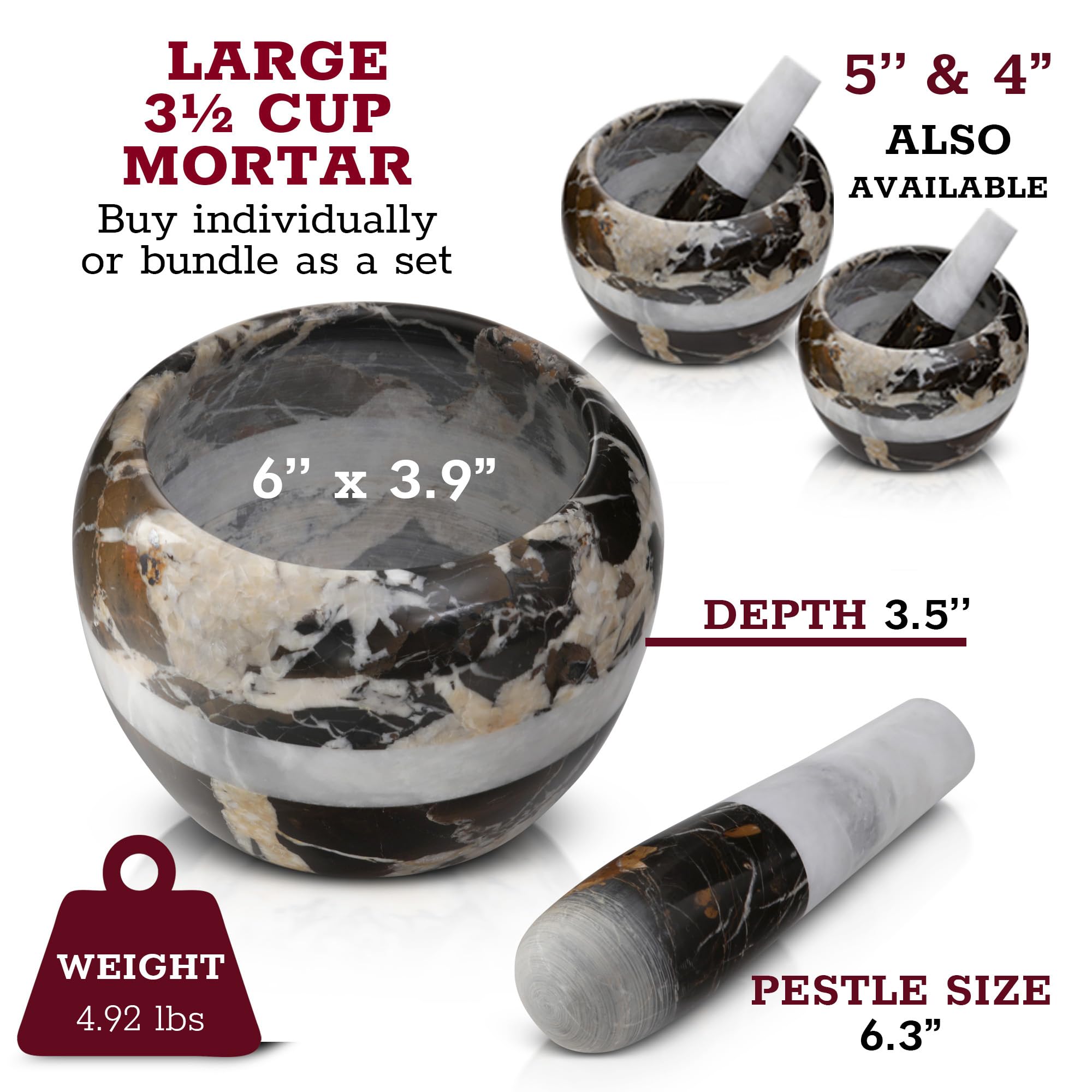 Gusto Nostro marble mortar-pestle care guide for lasting shine.