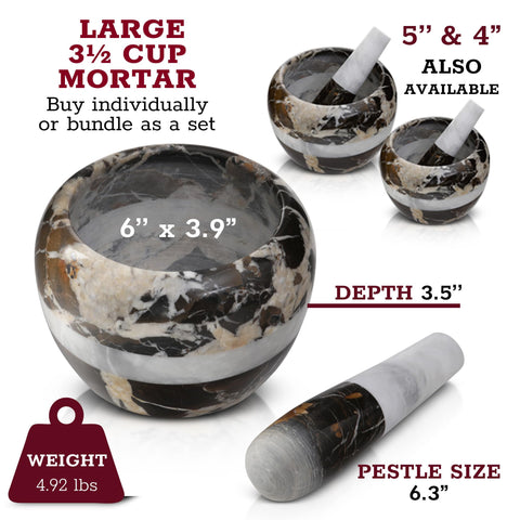 Gusto Nostro marble mortar-pestle care guide for lasting shine.