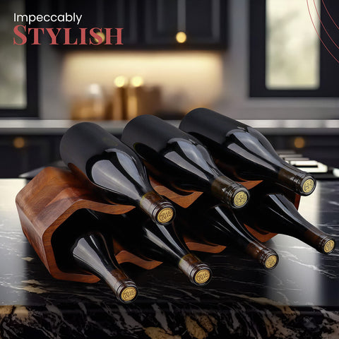 Gusto Nostro compact free-standing shelf for home bars.