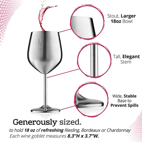 Gusto Nostro keeps drinks chilled longer than traditional glassware.
