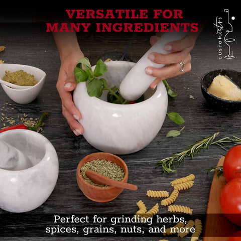 Gusto Nostro marble tool highlights natural veining and premium craftsmanship