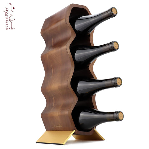 Gusto Nostro two-tier rack maximizes kitchen counter space.
