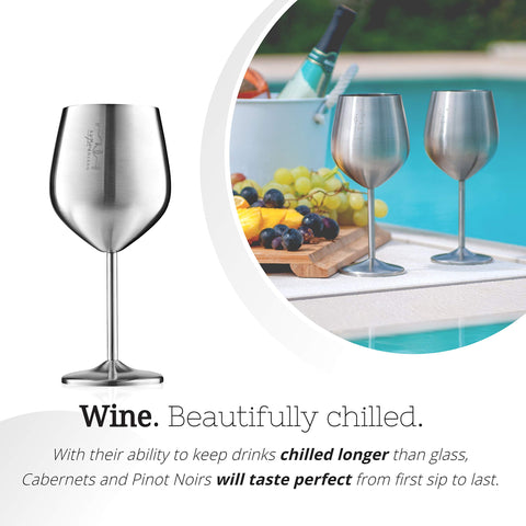 Gusto Nostro wide-base stability reduces tipping and condensation on surfaces.