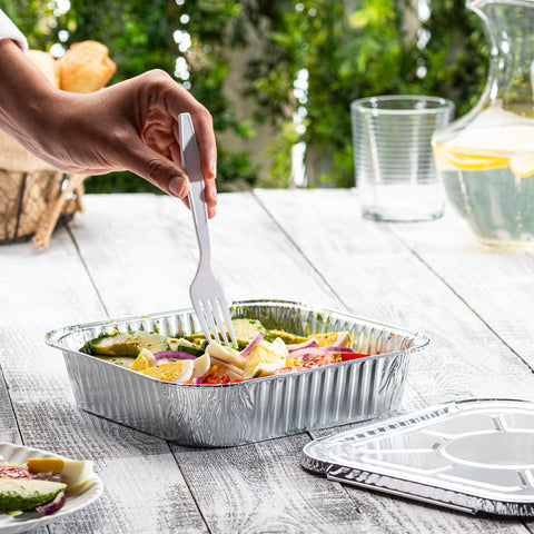 GUSTO pans perfect for reheating meals in the oven.