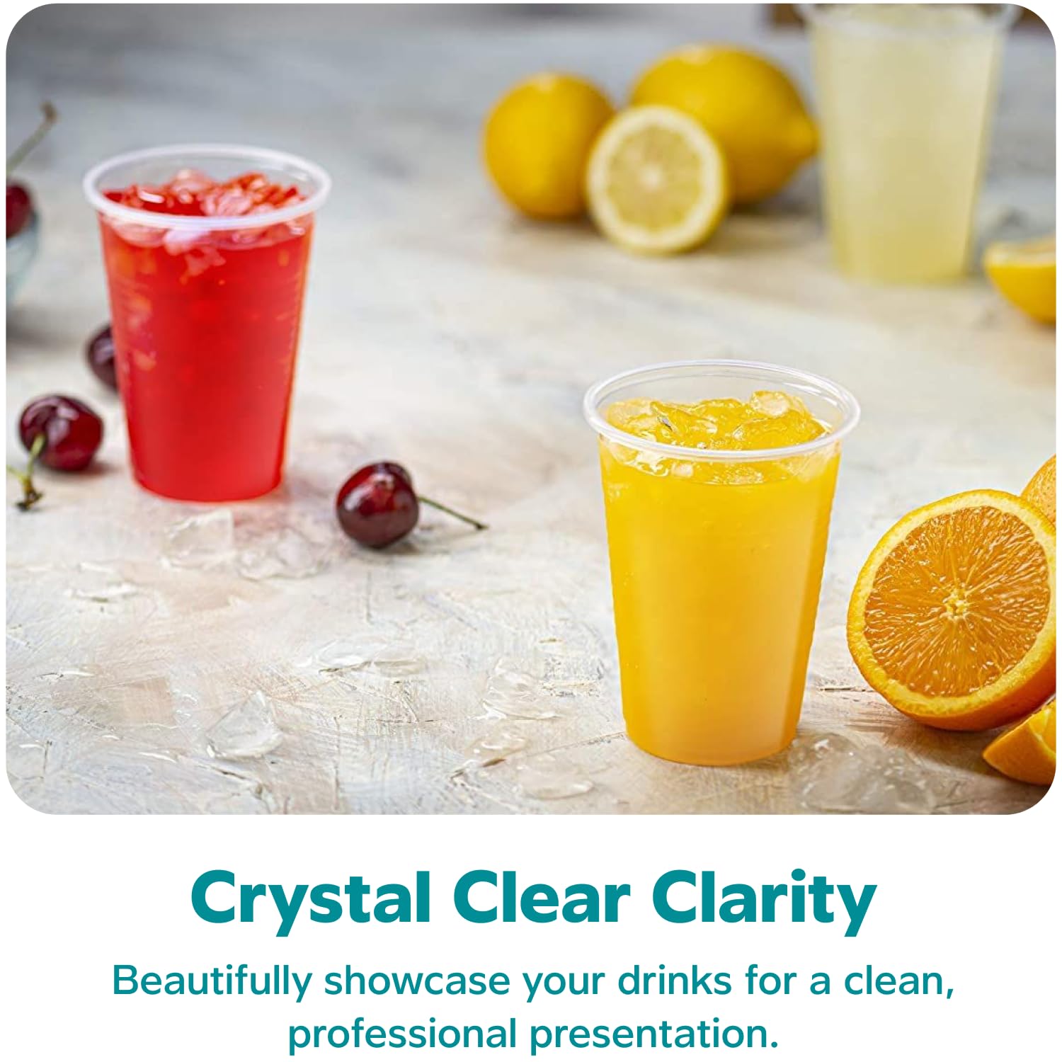 GUSTO rounded rim design enables comfortable sipping