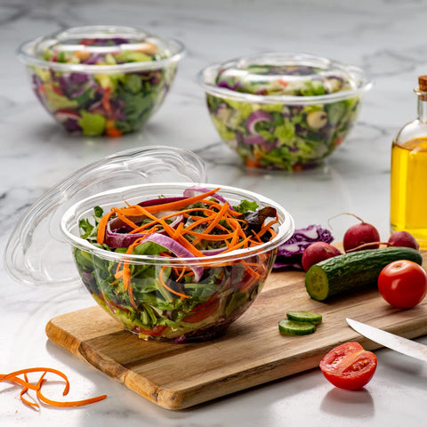 GUSTO stacked bowls save space in storage and prep areas