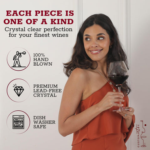 Gusto Nostro aeration-focused design enhances aroma with each sip.