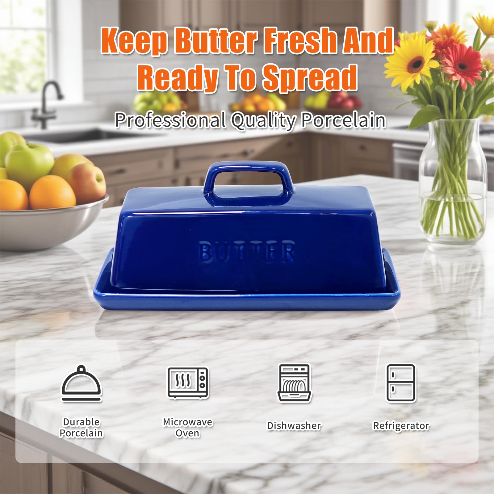 Gute multipurpose butter dish doubles as candy or biscuit storage