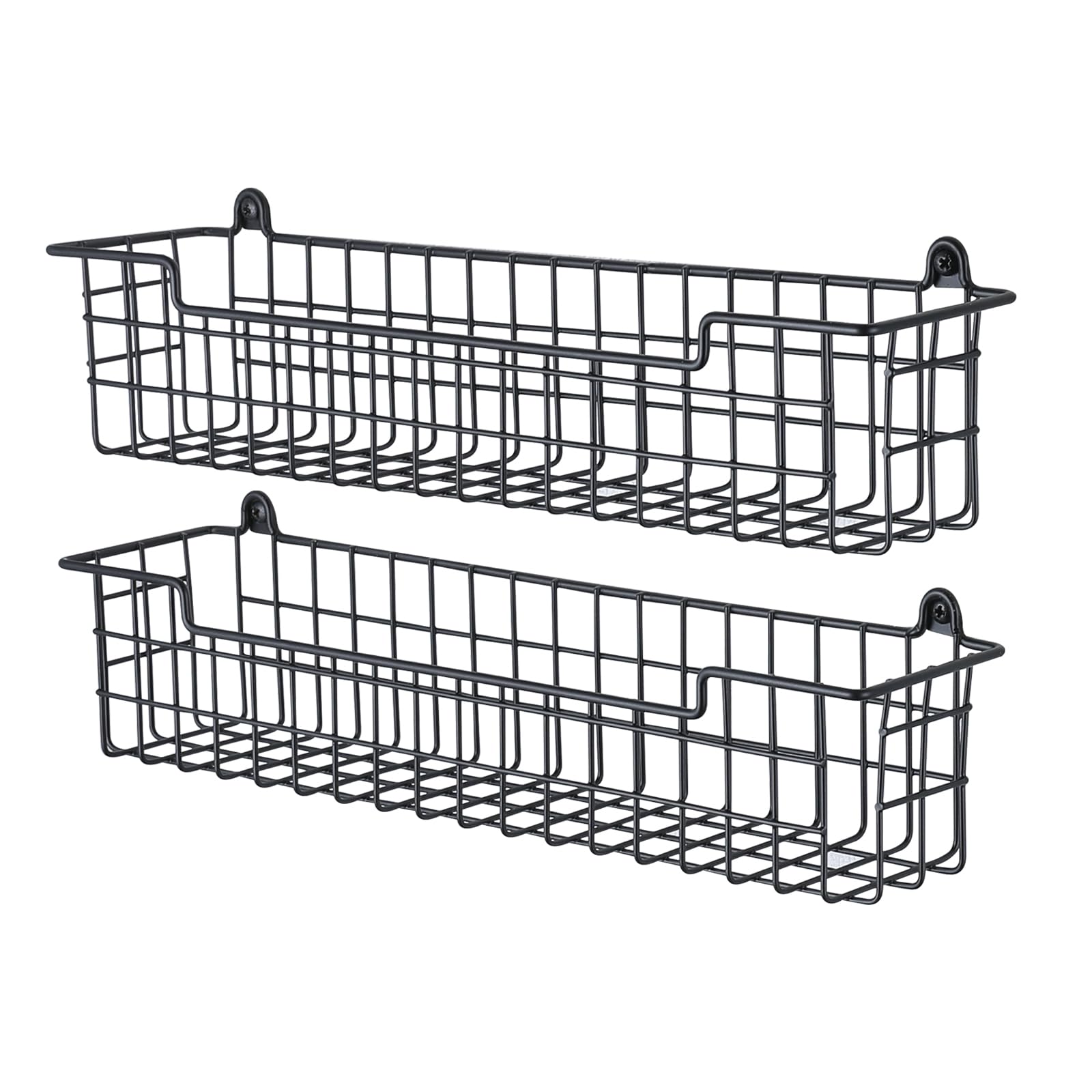 GUUKAR Spice Rack Wall Mount front view highlights compact space-saving design.
