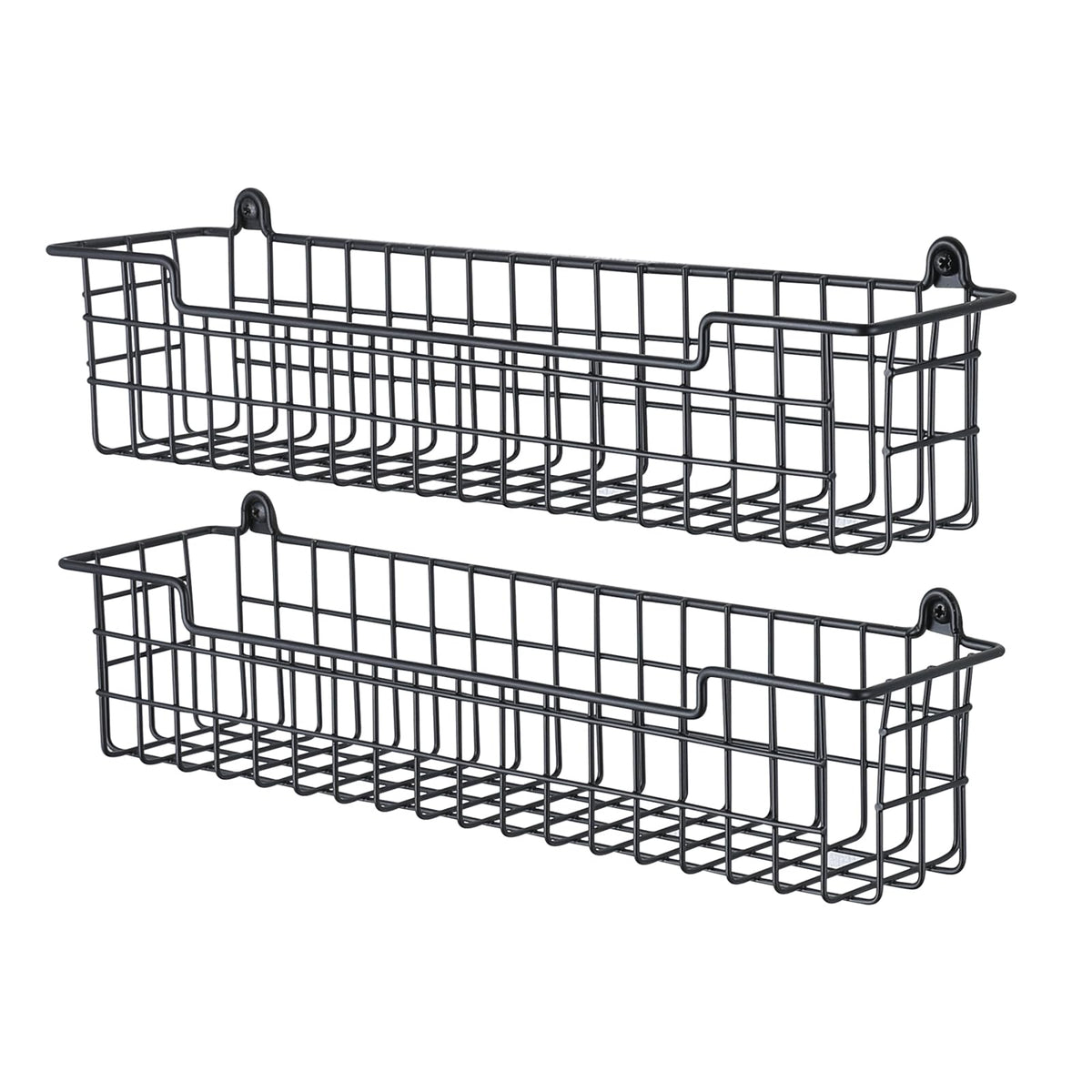 GUUKAR Spice Rack Wall Mount front view highlights compact space-saving design.
