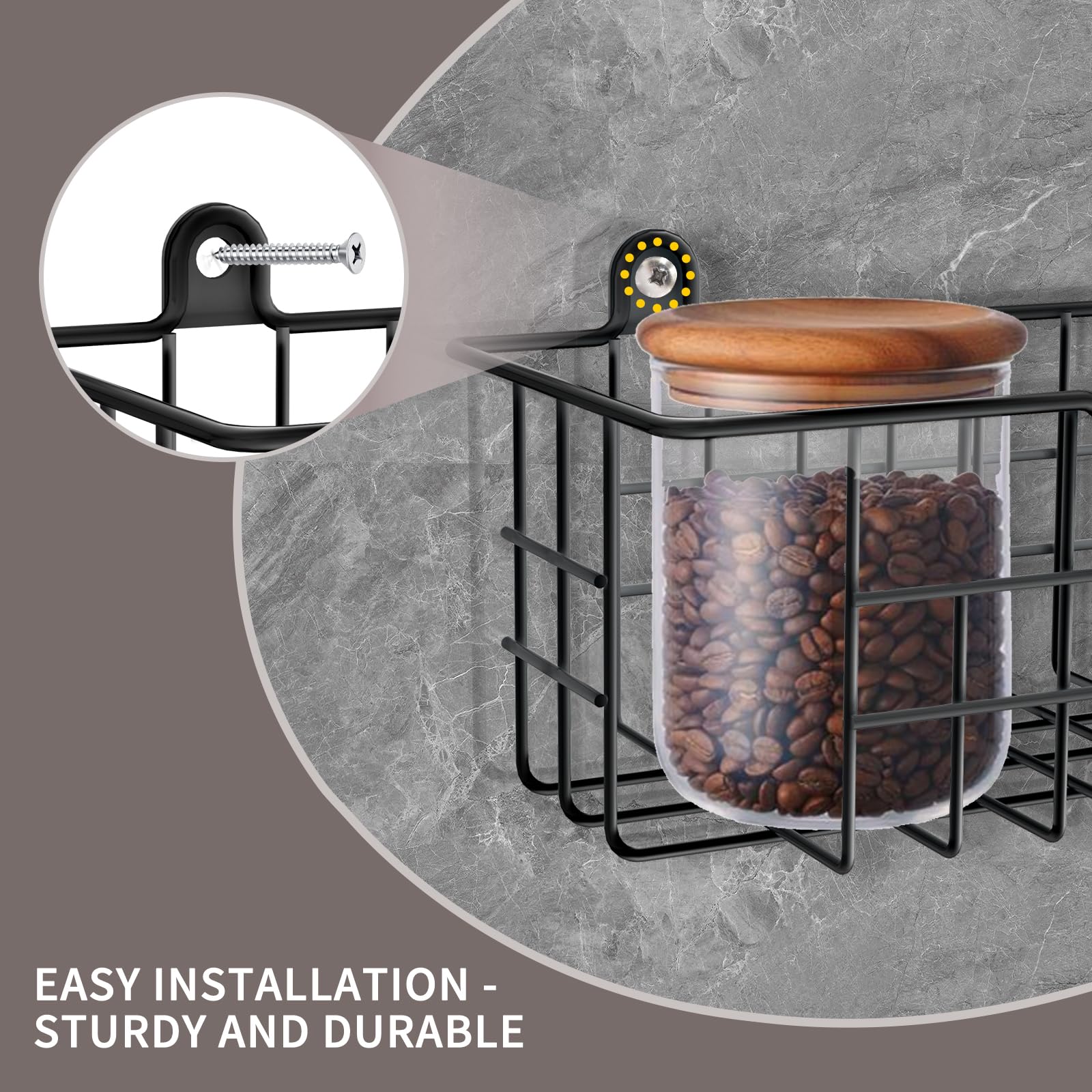 GUUKAR Matte black finish complements modern kitchen decor.