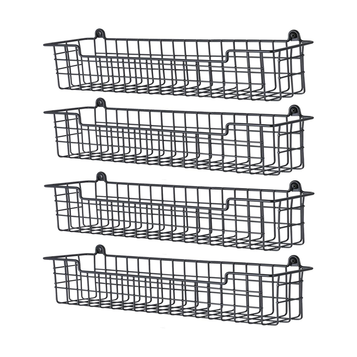 GUUKAR wall-mount spice rack for durable kitchen organization.