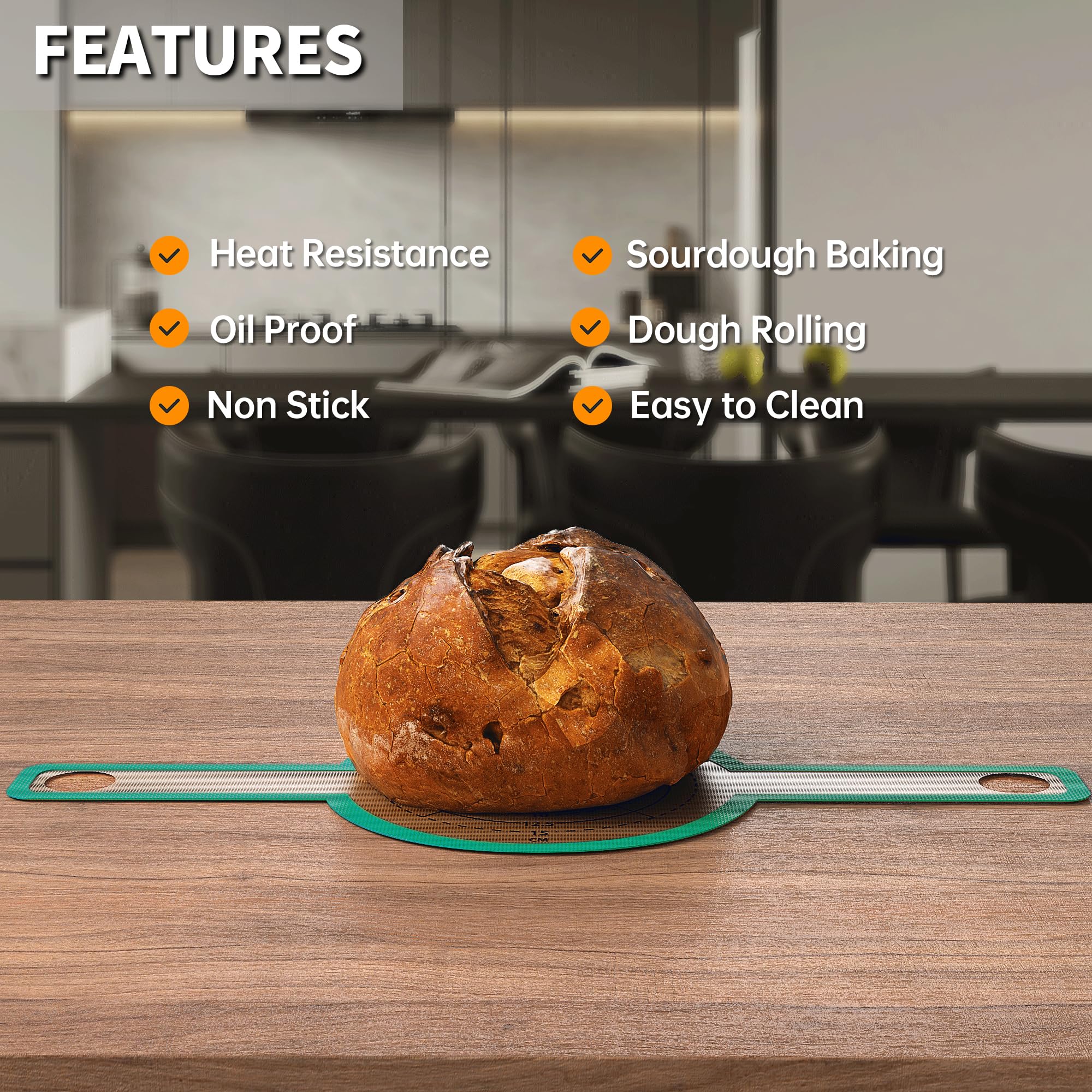 Reinforced silicone structure withstands heavy loaves during baking
