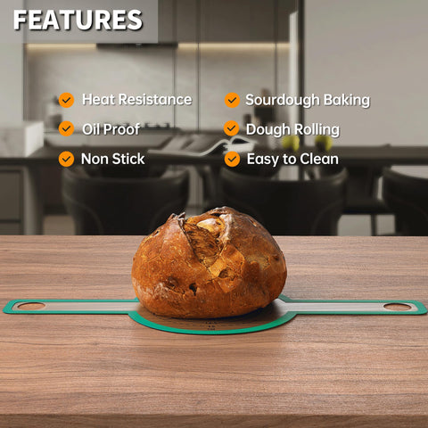 Reinforced silicone structure withstands heavy loaves during baking