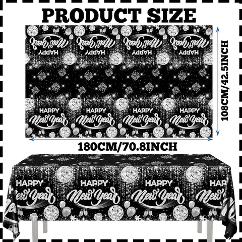 Guzbewu durable plastic table cover resists tearing during festive setups.