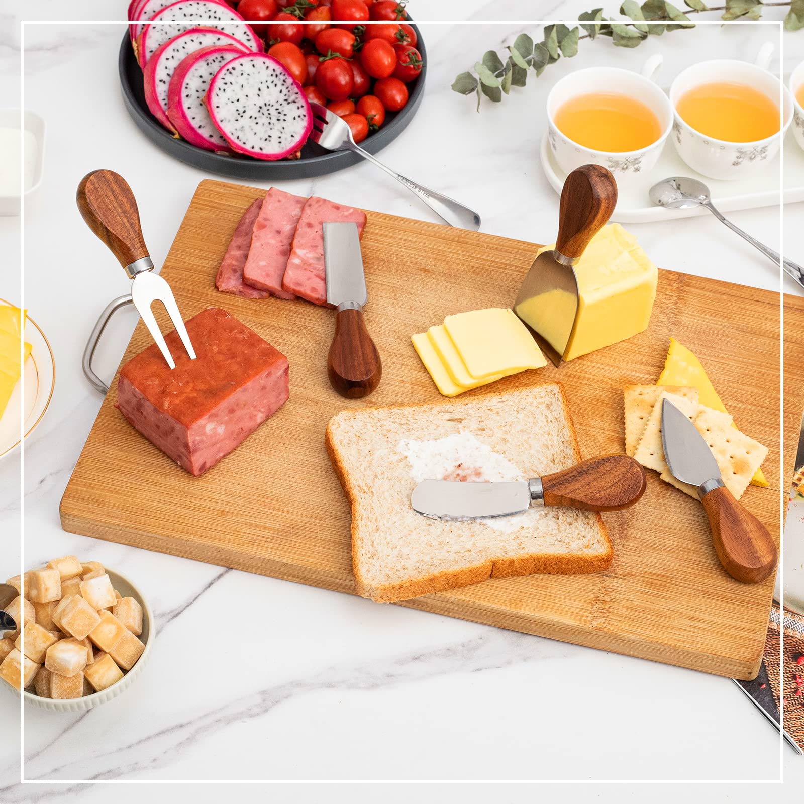 GUZE-US charcuterie forks perfect for cheese and fruit bites