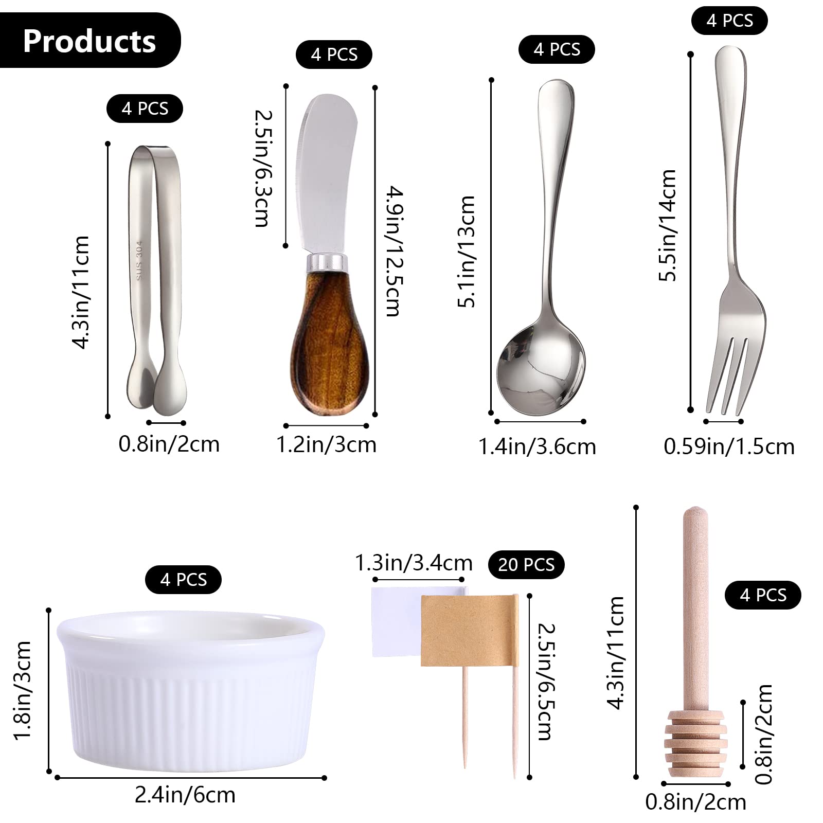 GUZE-US mini forks for precise servings at gatherings