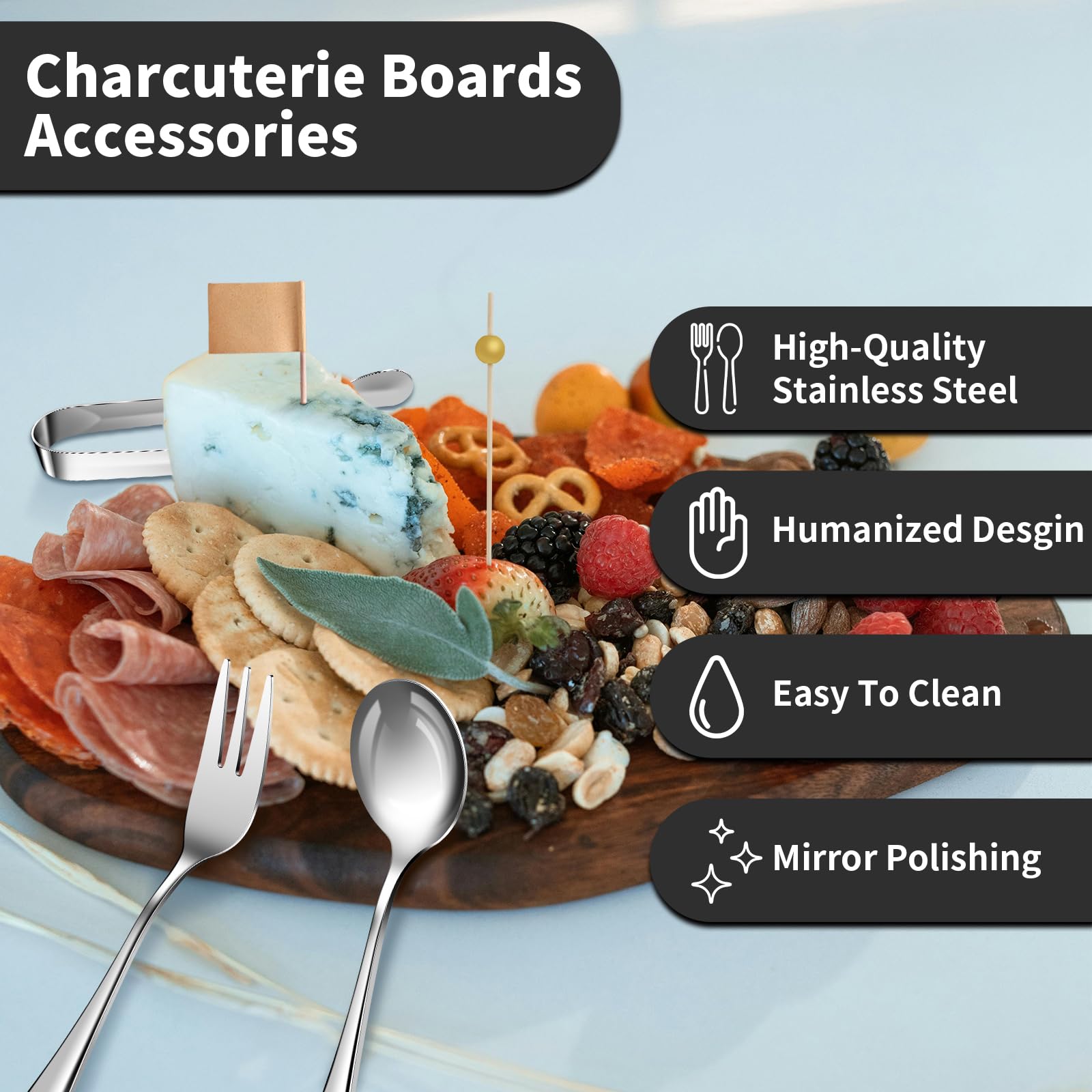 GUZE-US mini spoons ideal for jams and sauces