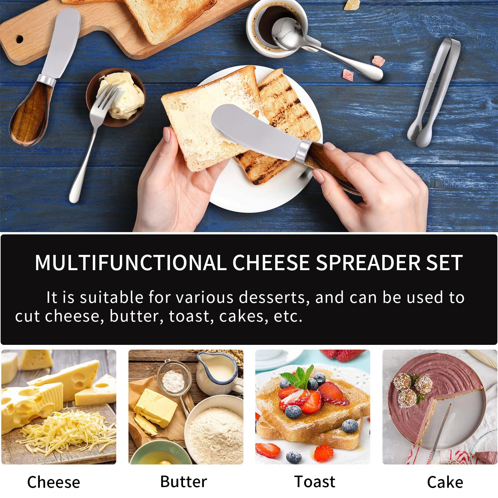 GUZE-US mini tongs for guest-friendly serving