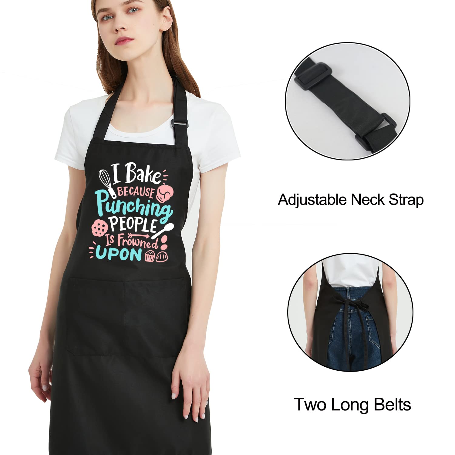 The Gvlrbut washable apron stays vibrant after many washes.